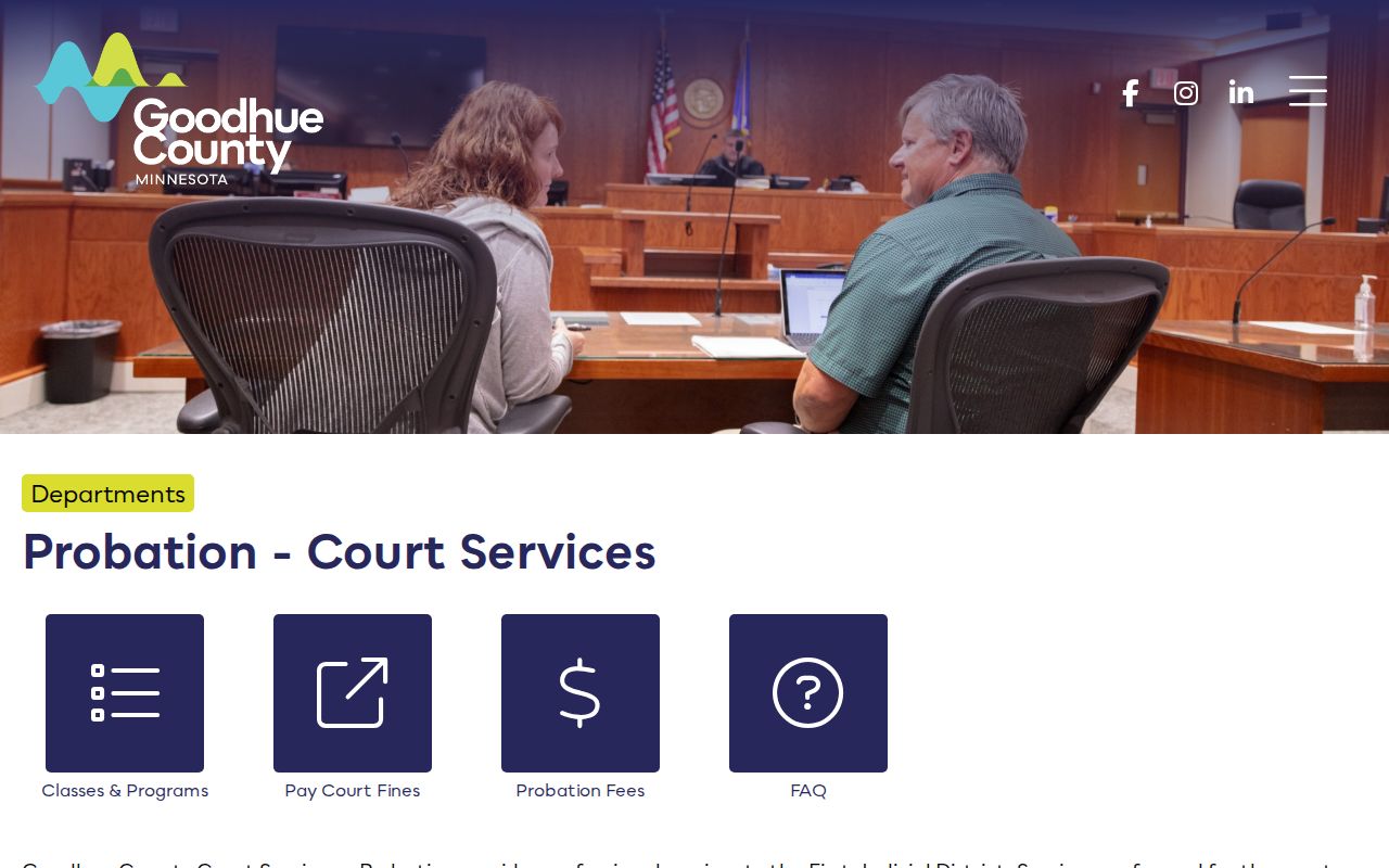 Goodhue County probation and MN DOC supervision office split