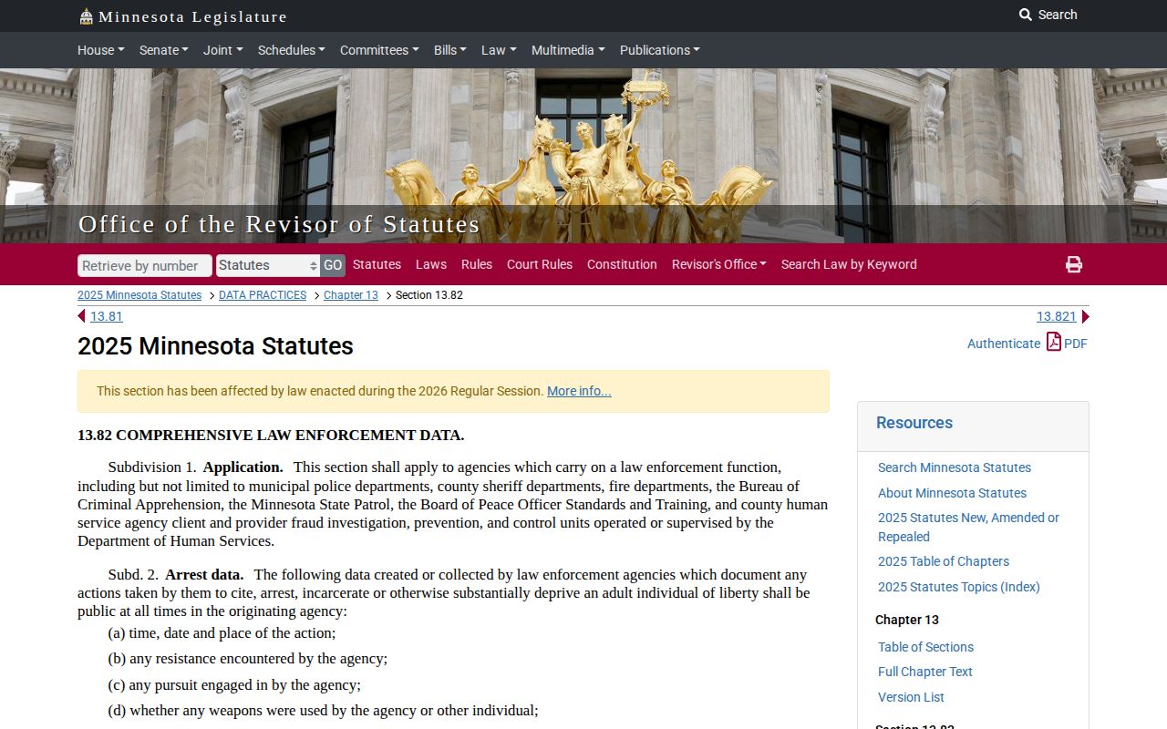 Minnesota public booking photo law for Goodhue County release mugshots